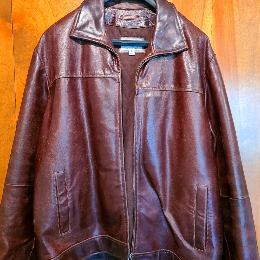 Wilsons Leather Coat XL Brown